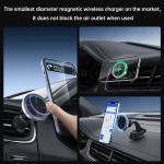 Aluminium Alloy Light Effect Car Magnetic Charger Short Circuit Protection