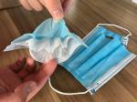 Buy cheap Earloop Style 3 Ply Disposable Face Mask For Dust / Oil Smoke Prevention from wholesalers