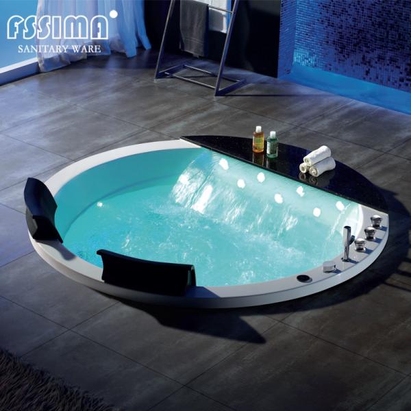 Buy cheap 67" Freestanding Jetted Bathtub Shower Combination Bubble Massage Non Slip from wholesalers