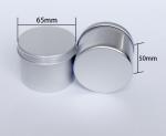 100g 65*50 Round Threaded Aluminum Box Food Grade Snack Sealed Sub-packed Metal