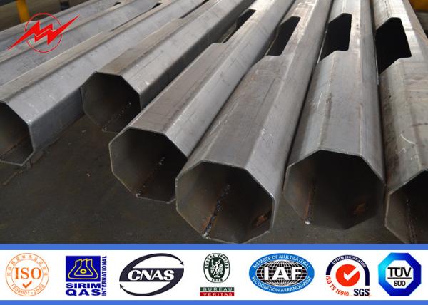 Buy cheap 80 Microns Round 8m Street Light Poles Hot Dip Galvanized from wholesalers