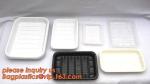 Corn Starch Biodegradable Plastic Meal Prep Tray, Eco-friendly bio disposable