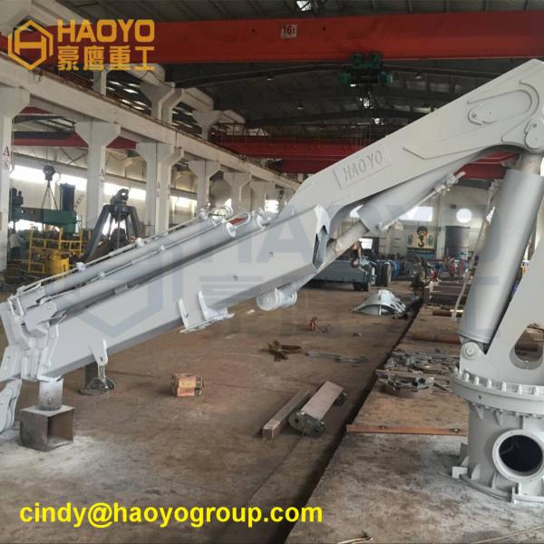 Quality Telescopic Knuckle Boom Marine Offshore Crane Price Marine Ship Deck Crane for sale