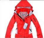 Fashion woman outdoor sports Jacket Womens waterproof breathable two-in-one coat