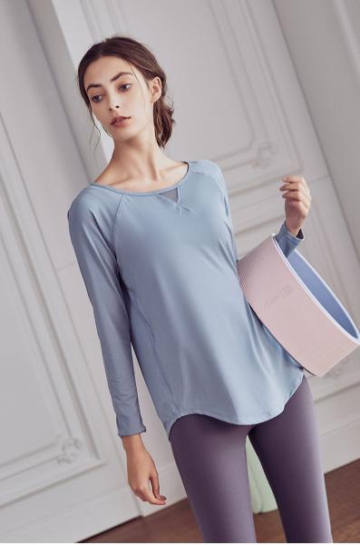 Buy cheap BSCI certified Women'S Long Sleeve Sports T Shirts Female Athletic Wear from wholesalers
