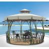 Buy cheap China outdoor gazebo garden tent metal pavilion flower garden Pavilion 1117 from wholesalers