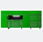 Cabinet and Power Coated Finish 20 Drawer Tool Chest for Workshop Steel Metal