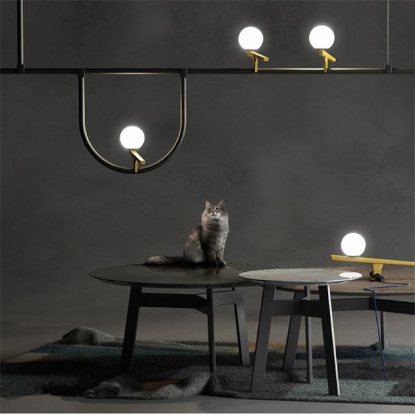 Buy cheap Nordic lustre metal Designer bird Pendant light art dining room office Yanzi Pendant Lamp(WH-GP-155) from wholesalers
