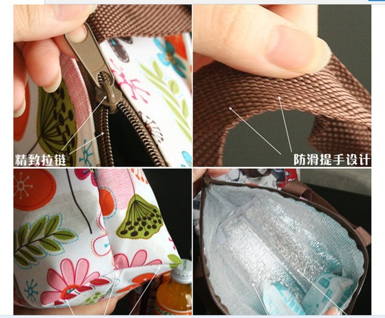 Outdoor Fitness Wholesale Portable insulated food delivery cooler lunch bag