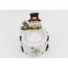 Buy cheap Ceramic Hand Painted Candle Holders Earthenware Material For Christmas Decoration from wholesalers