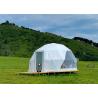 Buy cheap 850gsm Blockout Double Geodesic Dome Glamping Tent PVC Coated Fabric Use In Resort from wholesalers