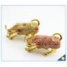 Buy cheap Wall Street Full Of Rhinestone Lucky Cattle Trinket Box Decoration Animal Trinket Box SCJ415 from wholesalers