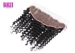 Peruvian Human Hair Lace Frontal Transparent 13X4 Ear To Ear Deep Curly