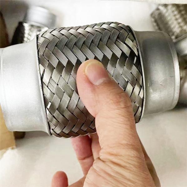 Buy cheap Id 40mm Braided Bellows Stainless Steel Exhaust Parts With 1.2mm Welded Pipe from wholesalers