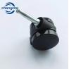 Buy cheap Oblique Stem Movable Wheel With Stop 50mm Black PU Furniture Caster from wholesalers