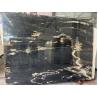 Buy cheap Luxury Modern Polished Black Gold Veins Quartzite Stone Brazil Natural Cosmic Black Granite Vanity Top Kitchen Bathroom Villas from wholesalers