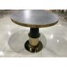 Buy cheap Round Stainless Steel 80cm Marble Top Living Room Tables from wholesalers