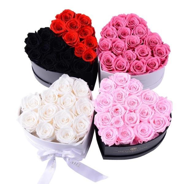 Buy cheap Wholesale Price preserved roses Classic Heartshape Box Flower from wholesalers