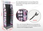 Retail Grocery Store Peg Stand Supermarket Display Rack Metal