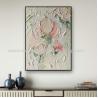 Buy cheap Textured Modern Flower Paintings Handpainted Canvas For Interior Decoration from wholesalers