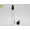 Buy cheap Clear Cosmetic Packaging Round Empty Lotion Containers With Lotion Pump from wholesalers