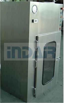 High Durability Stainless Steel Pass Box Wall / Floor Mounted Door With Viewing