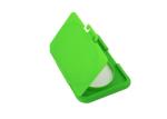 Green Plastic Wet Tissue Wipe Box Flip Top Cap Length 79.5mm