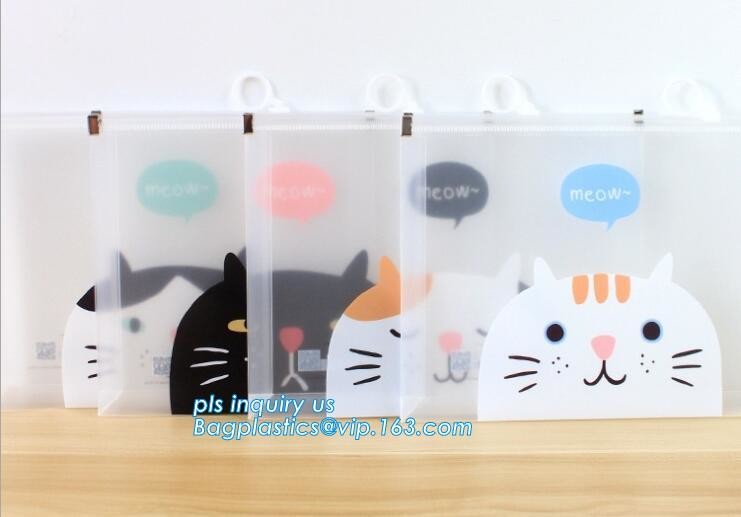 PVC slider promotional packaging bag, pe zipper bag/zipper document bag/zipper file folder bag,Mesh Bag File Document Ba