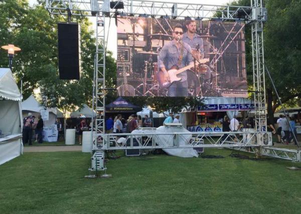 Buy cheap P3.91 Outdoor Stage Led Display Screen Hire Waterproof With Vivid Display Effect from wholesalers