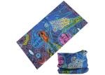 Summer Fly Fishing Sun Mask Violin Logo , Extremely Durable Fishing Neck
