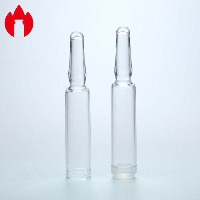 2ml Clear Empty PETG Plastic Ampoule For Cosmetic