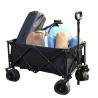 Buy cheap Steel Plastic Four Sided Outdoor Wagon Cart Customizable Folding Wheelbarrow Cart from wholesalers