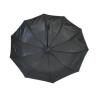 Buy cheap 10 Ribs Black Coating Pongee 3 Fold Automatic Umbrella With For Mens from wholesalers