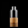 Buy cheap SGS 30ml Lotion Cosmetic Airless Bamboo Pump Bottles from wholesalers