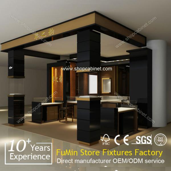 Buy cheap LED light jewelry display showcase,display cabinet and showcase for jewelry shop from wholesalers