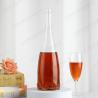 Buy cheap Clear Glass Unique Floral Carving Whiskey Vodka Wine Bottle 250ml 500ml 750ml with Cap from wholesalers