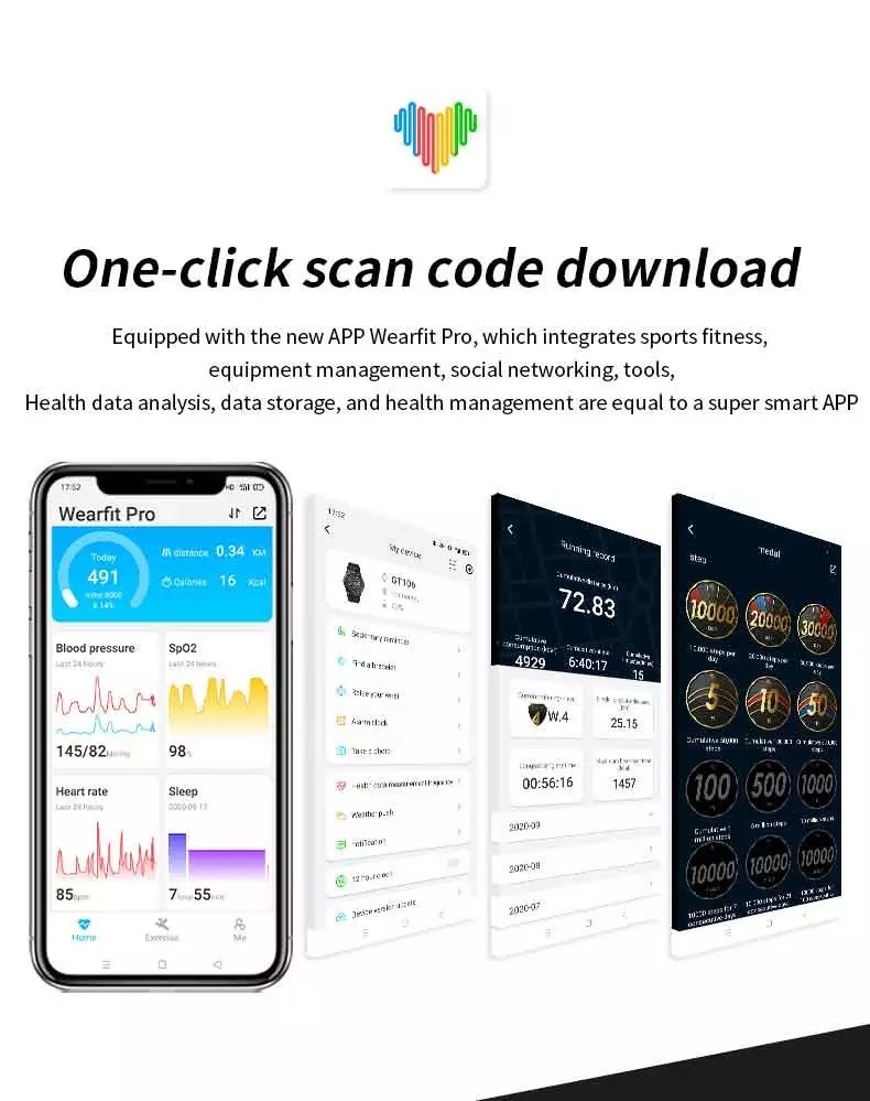 2hrs Charging 44mm Bluetooth Calling Smartwatch 320*385 Screen 250mAh