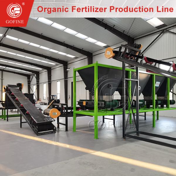 Buy cheap Complete set of chicken manure powder organic fertilizer production line from wholesalers