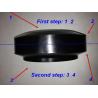 Buy cheap Rubber trimming machine with two knives from wholesalers
