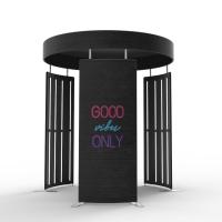 Buy cheap Portable Spiral 360 Photo Booth Enclosure Backdrop LED Light product