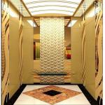 Thickened Gold Elevator Stainless Steel Sheet Door Fireproof Durable