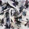 Buy cheap Silver Yarn Floral Print Chiffon Fabric 85gsm from wholesalers