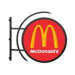 P3 P4 P4.68 Double Sided Waterproof Outdoor Store Round Sign Board Digital
