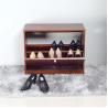 Buy cheap KD Package Brown Small Volume 63cm Width Wooden Shoe Cabinet Bench from wholesalers