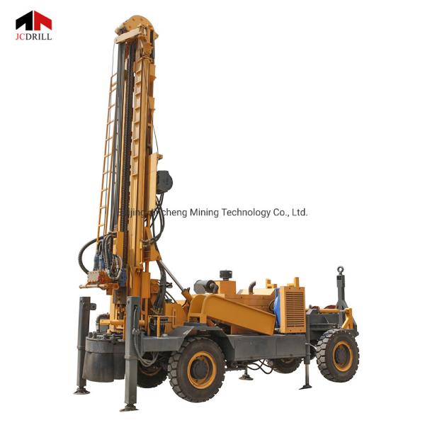 Buy cheap Trailer Mounted Air Dth Borehole Water Well Drilling Rig Machine 300m from wholesalers