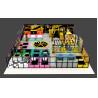 Buy cheap Childrens Trampoline Park Equipment Safety Jumping Playground Indoor Customized from wholesalers