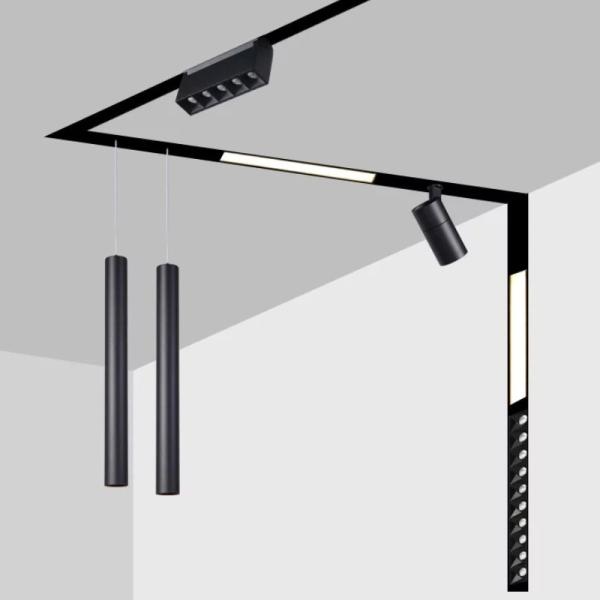 Buy cheap 48V Trimless Magnetic Lighting Track for Kitchen Hotel Bedroom from wholesalers