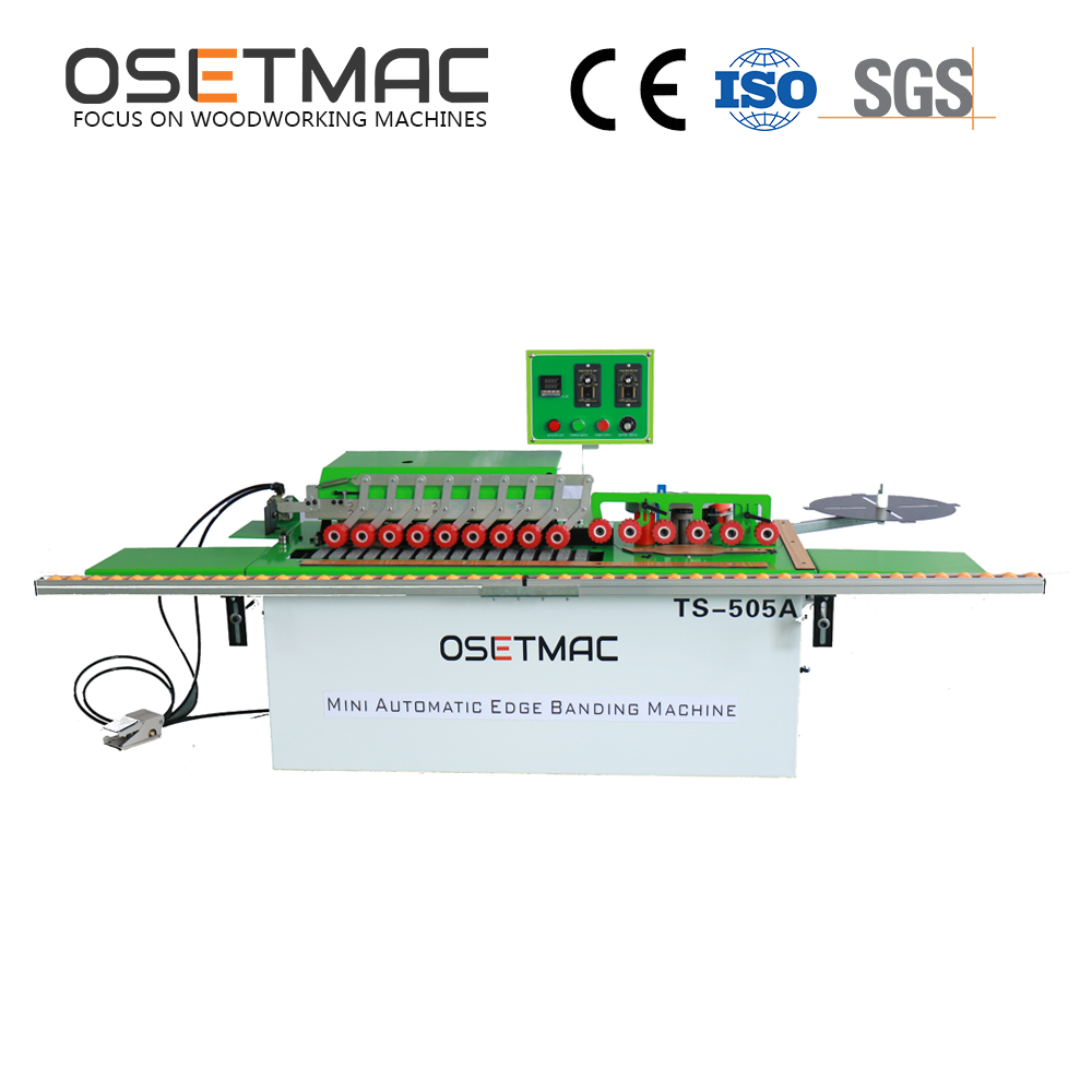 OSETMAC Small PVC MDF Melamine Manual Edge Bander TS-505A Cleaning Function Woodworks