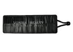 Professional Makeup Brushes Roll Up Pouch For Travel & Home Use Cosmetic Holder