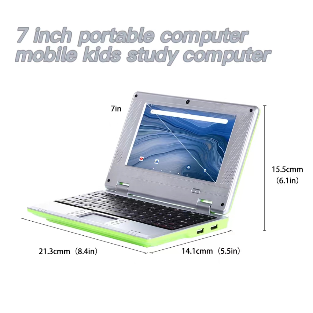 7 Inch Android Laptop Computer Allwiner A133 2GB RAM 32GB EMMC 1.50GHz Android Netbook Computer